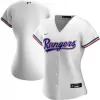 Women Texas Rangers Home White MLB Jersey - uafactory