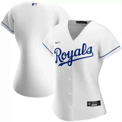 Women Kansas City Royals Home White MLB Jersey - uafactory