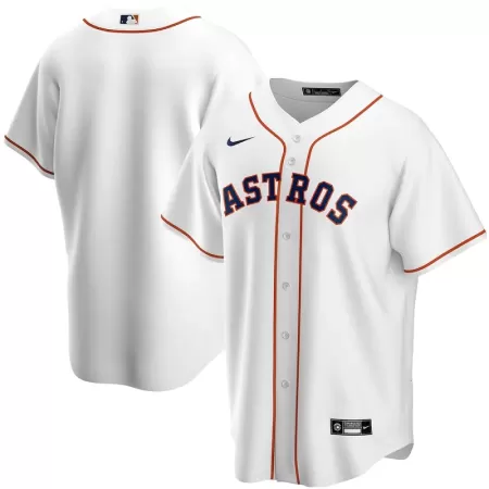 Men Houston Astros Home White MLB Jersey - uafactory