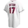 Men Los Angeles Angels Shohei Ohtani #17 Home White MLB Jersey - uafactory