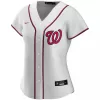 Women Washington Nationals Home White MLB Jersey - uafactory