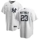 Men New York Yankees Don Mattingly #23 Home White MLB Jersey - uafactory