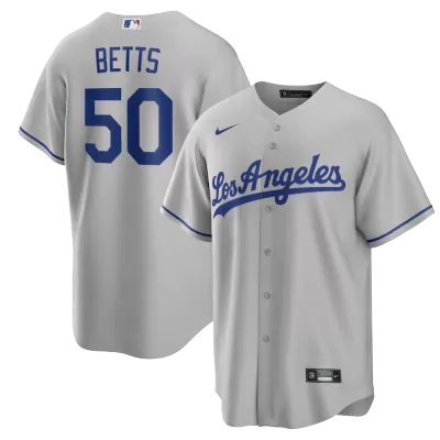 Men Los Angeles Dodgers Gray Alternate MLB Jersey - uafactory