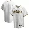 Men San Diego Padres Home White&Brown MLB Jersey - uafactory