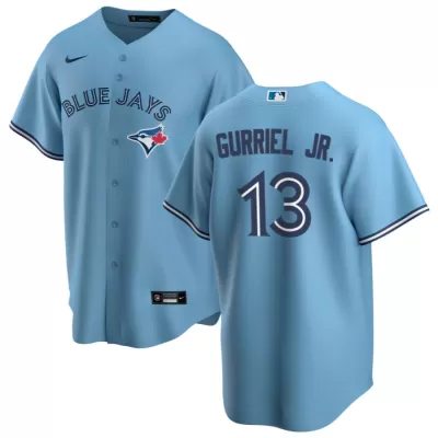 Men Toronto Blue Jays Lourdes Gurriel Jr. #13 Light Blue Alternate MLB Jersey - uafactory