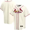 Men St. Louis Cardinals Cream Alternate MLB Jersey - uafactory