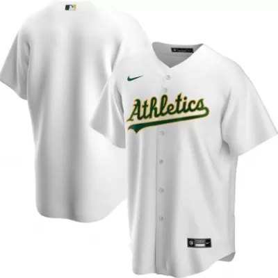 Men Oakland Athletics Home White MLB Jersey - uafactory