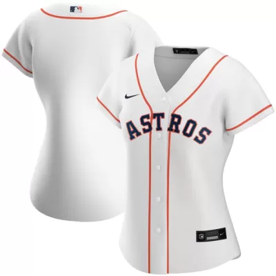 Women Houston Astros Home White MLB Jersey - uafactory