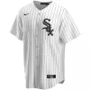 Men Chicago White Sox Home White&Black MLB Jersey - uafactory