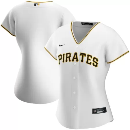 Women Pittsburgh Pirates Home White MLB Jersey - uafactory
