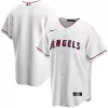 Men Los Angeles Angels Home White MLB Jersey - uafactory