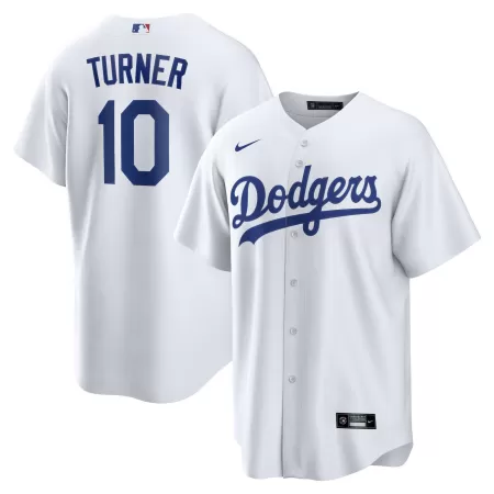Men Los Angeles Dodgers Justin Turner #10 White MLB Jersey - uafactory