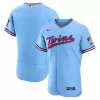 Men Minnesota Twins Light Blue Alternate MLB Jersey - uafactory