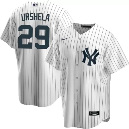 Men New York Yankees Gio Urshela #29 Home White MLB Jersey - uafactory
