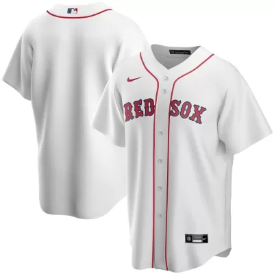 Men Boston Red Sox Home White MLB Jersey - uafactory