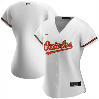 Women Baltimore Orioles Home White MLB Jersey - uafactory