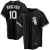 Men Chicago White Sox Yo&aacute;n Moncada #10 Home Black MLB Jersey - uafactory