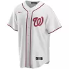 Men Washington Nationals Home White MLB Jersey - uafactory