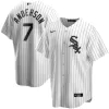 Men Chicago White Sox Tim Anderson #7 Home White MLB Jersey - uafactory