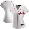 Women Cincinnati Reds Home White MLB Jersey - uafactory