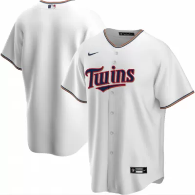 Men Minnesota Twins Home White MLB Jersey - uafactory