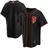 Men San Francisco Giants Black Alternate MLB Jersey - uafactory