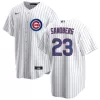 Men Chicago Cubs Ryne Sandberg #23 Home White MLB Jersey - uafactory