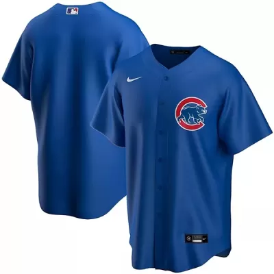 Men Chicago Cubs Royal Alternate MLB Jersey - uafactory