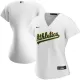 Women Oakland Athletics Home White MLB Jersey - uafactory