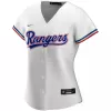 Women Texas Rangers Home White MLB Jersey - uafactory