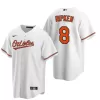 Men Baltimore Orioles Cal Ripken #8 Home White MLB Jersey - uafactory