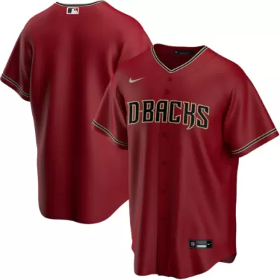 Men Arizona Diamondbacks Red Alternate MLB Jersey - uafactory