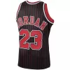 Men's Chicago Bulls Michael Jordan #23 Black&Red Retro Jersey 95-96 - uafactory