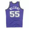 Men's Sacramento Kings Jason Williams #55 Purple Retro Jersey 98-99 - uafactory