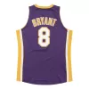 Men's Los Angeles Lakers Kobe Bryant #8 Purple Retro Jersey 00-01 - uafactory