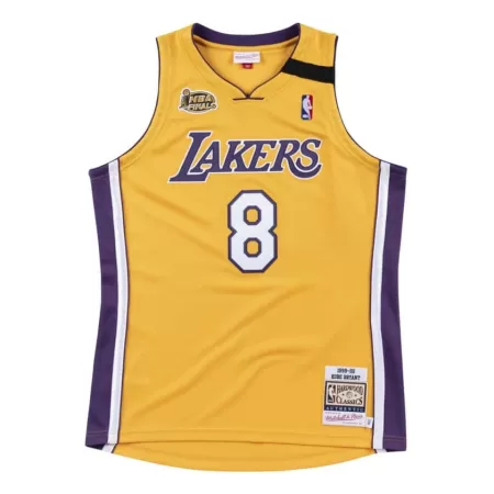 Men's Los Angeles Lakers Kobe Bryant #8 Yellow Retro Jersey 99-00 - uafactory