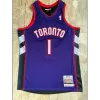 Men's Toronto Raptors Tracy McGrady #1 Purple Retro Jersey 99-00 - uafactory