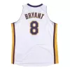 Men's Los Angeles Lakers Kobe Bryant #8 White Retro Jersey 03-04 - uafactory