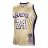 Men's Los Angeles Lakers Kobe Bryant #24 Gold Retro Jersey 2020 - uafactory