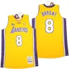 Men's Los Angeles Lakers Kobe Bryant #8 Yellow Retro Jersey 99-00 - uafactory