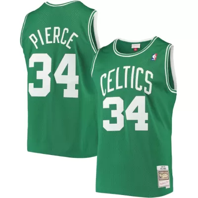 Men's Boston Celtics Paul Pierce #34 Green Retro Jersey 07-08 - uafactory