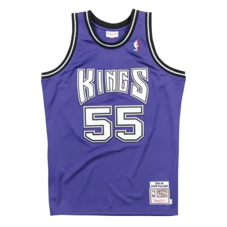 Men's Sacramento Kings Jason Williams #55 Purple Retro Jersey 98-99 - uafactory