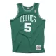 Men's Boston Celtics Kevin Garnet #5 Green Retro Jersey 07-08 - uafactory