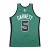 Men's Boston Celtics Kevin Garnet #5 Green Retro Jersey 07-08 - uafactory