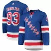 Men New York Rangers Mika Zibanejad #93 NHL Jersey - uafactory