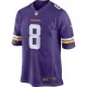 Men Minnesota Vikings Kirk Cousins #8 Purple Game Jersey - uafactory