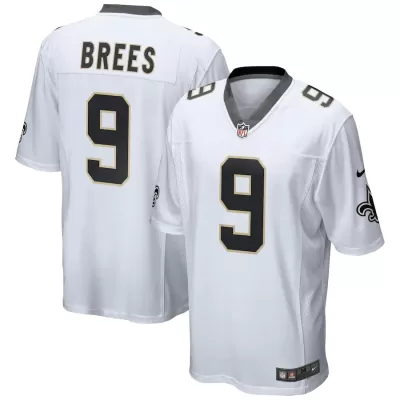 Men New Orleans Saints Drew Brees #9 White Game Jersey - uafactory