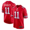 Men Buffalo Bills Cole Beasley #11 Red Game Jersey - uafactory