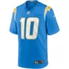 Men Los Angeles Chargers Justin Herbert #10 Blue Game Jersey - uafactory