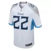 Men Tennessee Titans Derrick Henry #22 White Game Jersey - uafactory